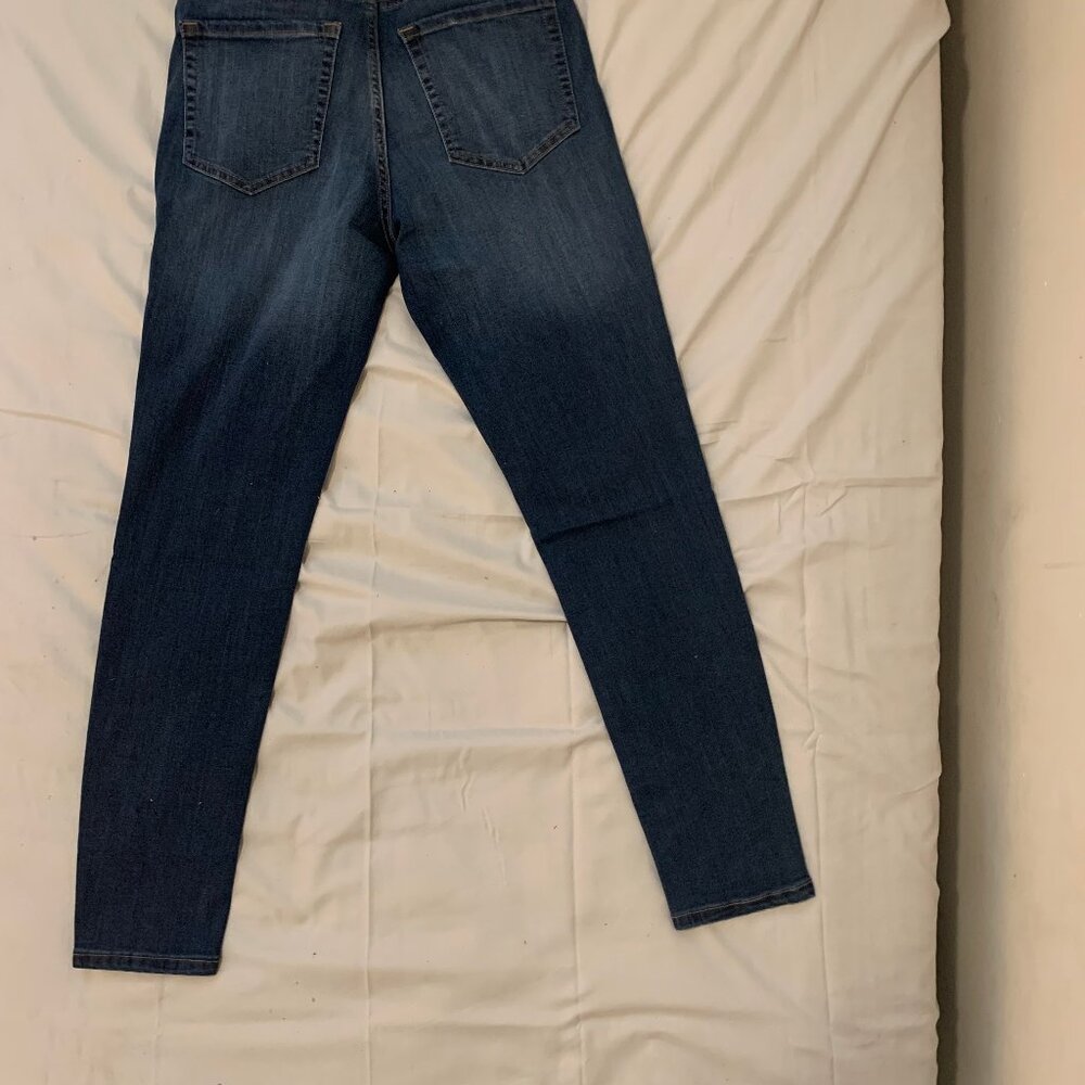Aeropostale High Rise Dark Wash Jeggings(8R) - Picture 3 of 4